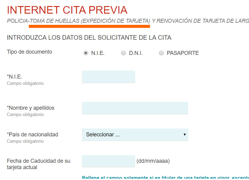 Cita previa Renovaci\u00f3n NIE \ud83e\udd47 C\u00f3mo PEDIR Cita, cambiar o ...